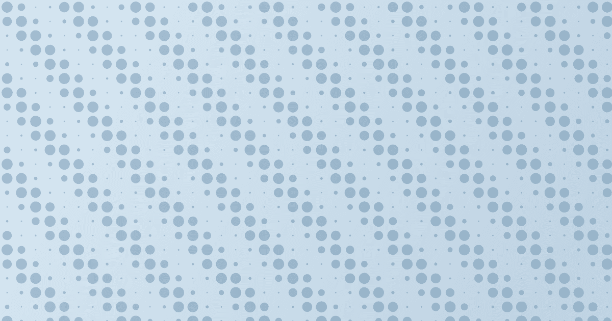 Abstract cover, softly graded sky blue background with a wave of dots changing size