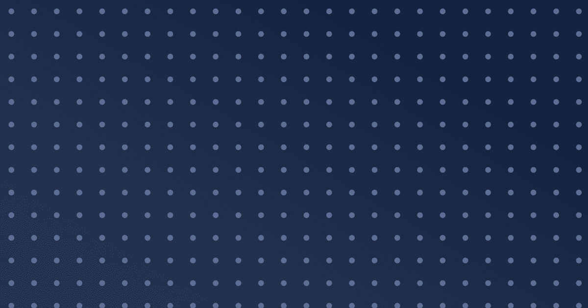 Abstract cover, softly graded navy background with a regular dot grid